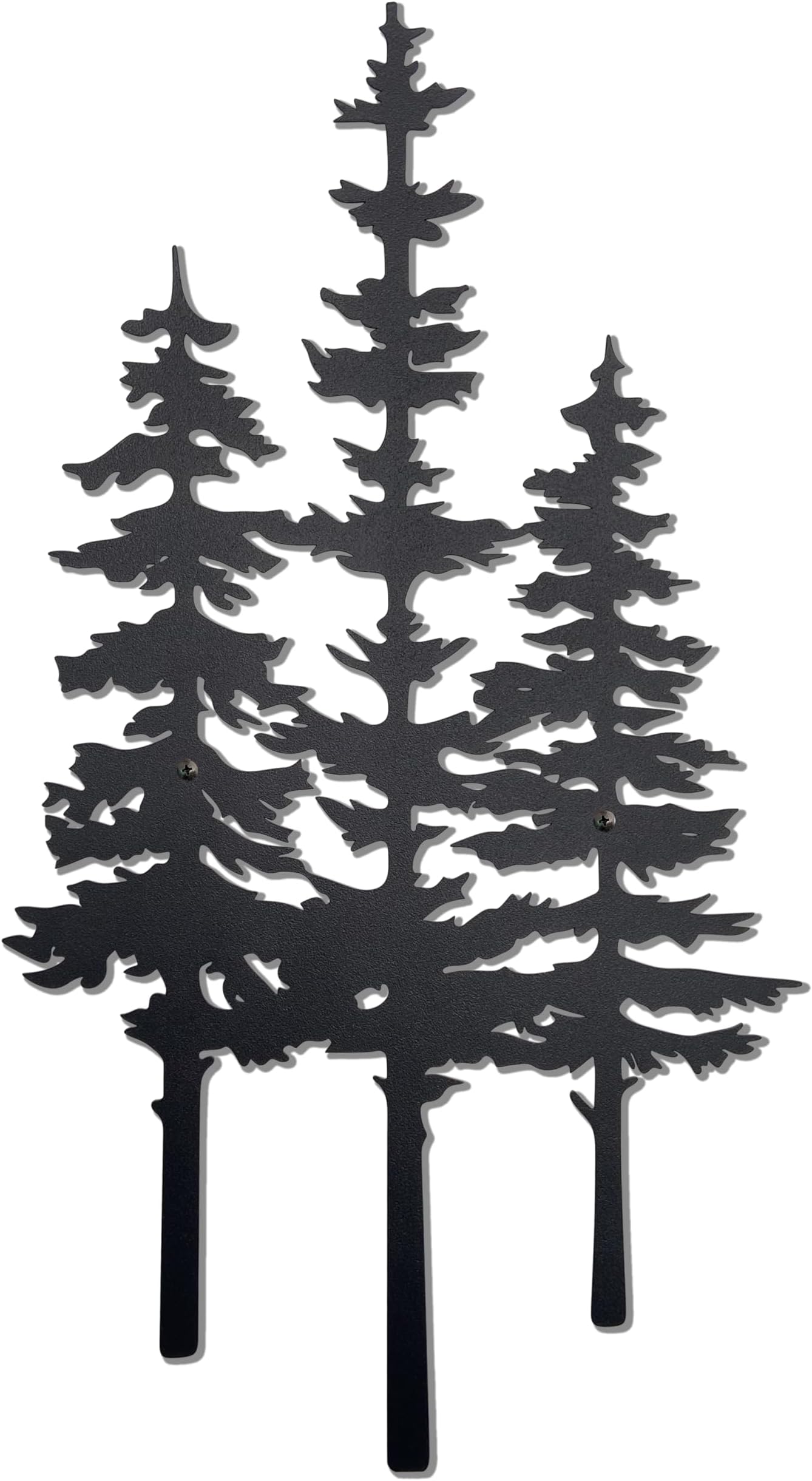 noxozoqm Metal Tree Wall Decor, Cabin Decor, Tree Decor, Rustic Wall Decor for Home Office Farmhouse Indoors and Outdoors Black