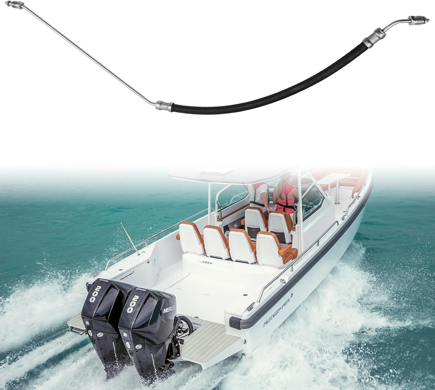 3853854 Hydraulic Trim Hose Replacement for 985614 Fit for Volvo Penta