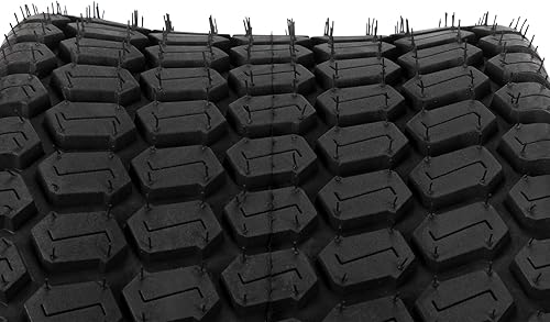 Miniatura 4 de TUFFIOM Juego de 2 neumáticos para cortacésped 24x12.00-12, neumáticos de césped 4PR para césped y jardín para tractor de jardín, cortacésped, sin