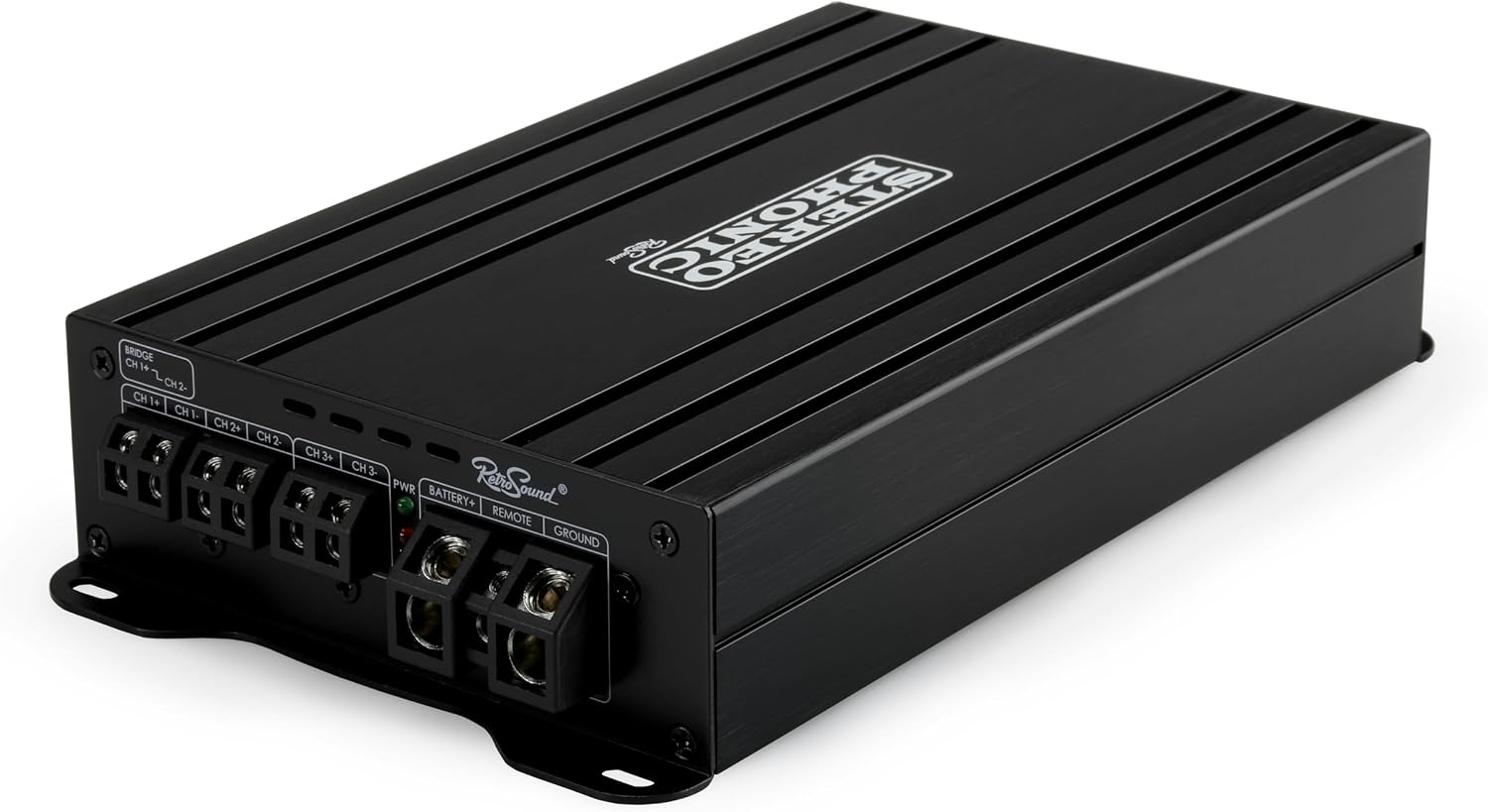 RetroSound Stereophonic 3-Channel Class D Power Amplifier with Wiring Kit