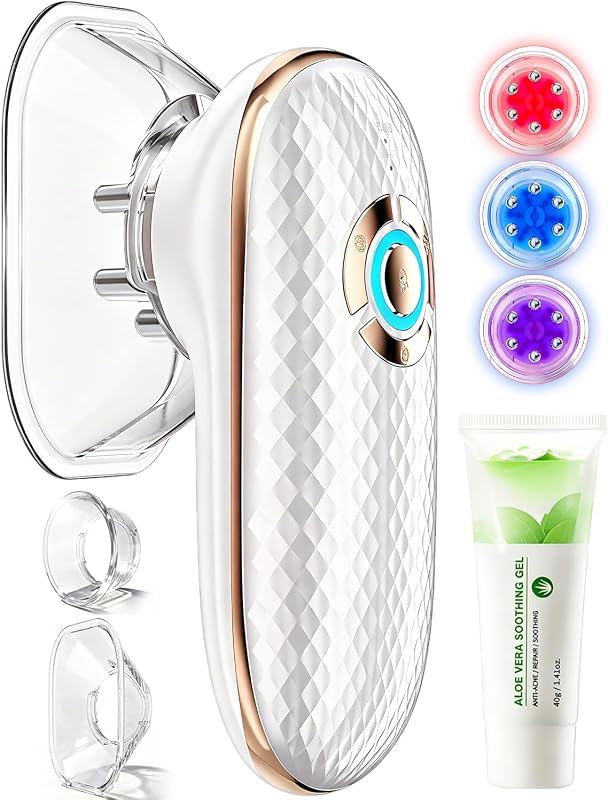 Body Sculpting Device,Upgraded Cellulite Massager for Body Contouring,Skin Tightening Machine for Stomach Arms Legs Thighs Love Handles, Lymphatic Drainage & Muscle Relaxation (Bright White)