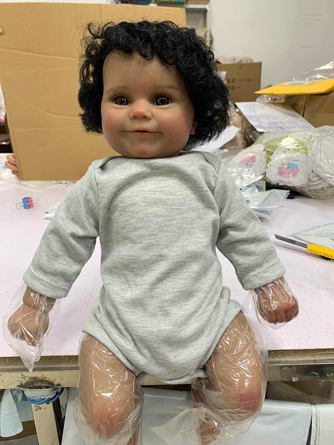 Buy LXTIN African American Reborn Baby Dolls Black Boys Girls 20inch