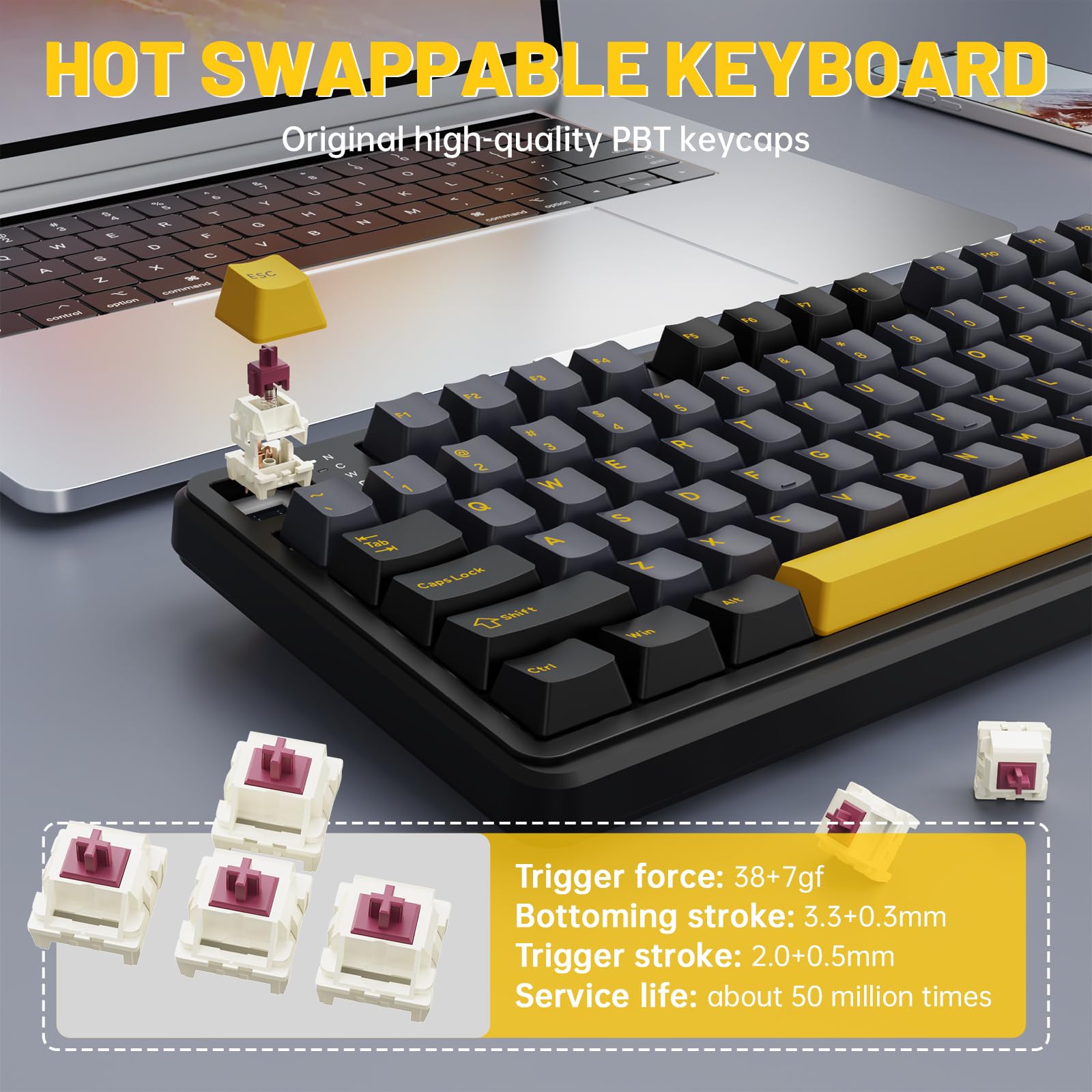 X98 Gaming Keyboard Star Black