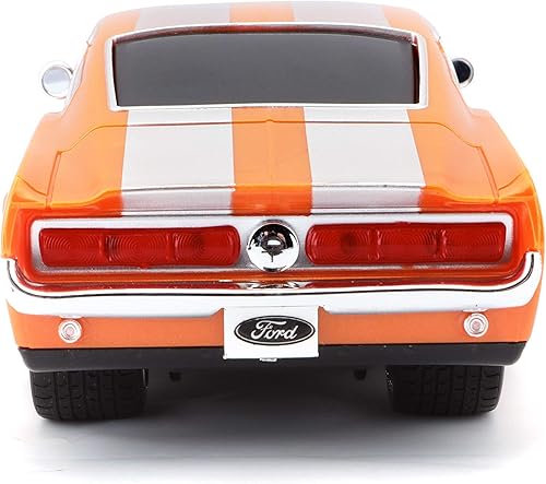 Miniatura 3 de Maisto Tech R/C 1:24 Escala 2.4 GHz 1967 Ford Mustang GT, Naranja Metálico