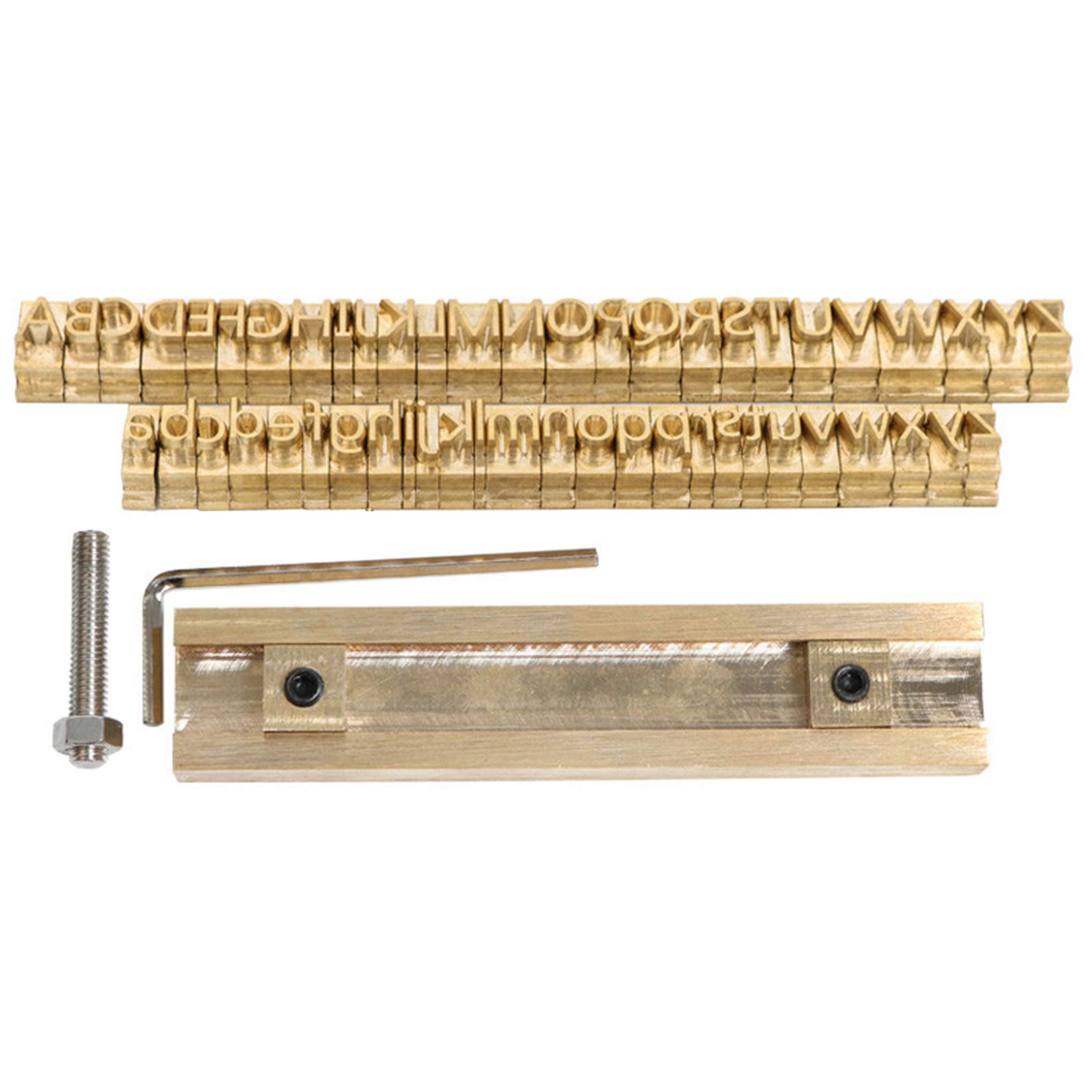Goffratrice Stampo Alfabeti Lettere Etichetta Macchina abbronzante Set di Strumenti per goffratura in Legno per timbri in Pelle,Set Meal a,Font2