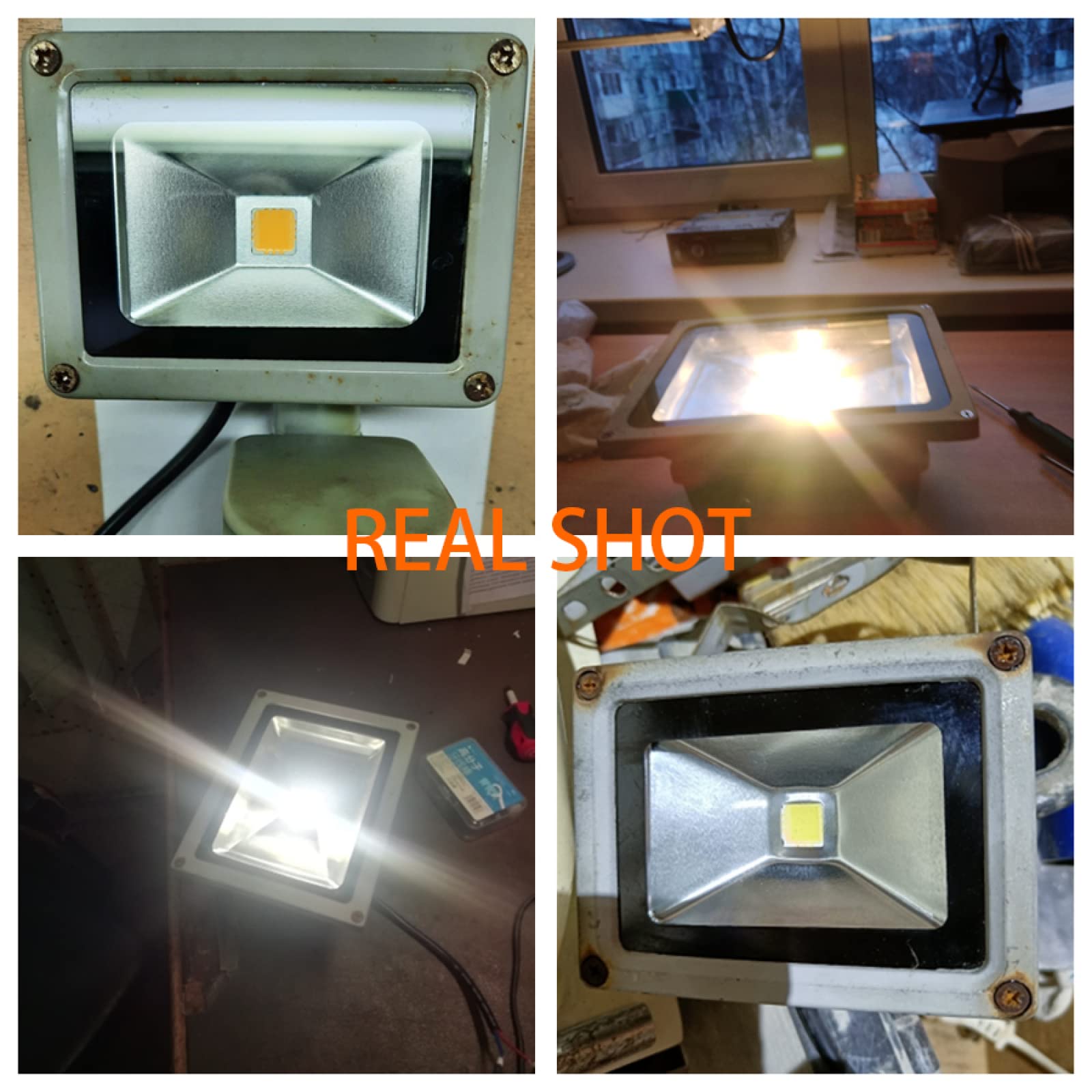 3Pcs 10W 20W 30W 50W 100W Perline LED Chip Ad Alta Luminosità 22-24V 30-32V Bianco Freddo Bianco Caldo Fai Da Te Per Proiettore Faretto Con Driver,Bianco Freddo,100W 30-36V
