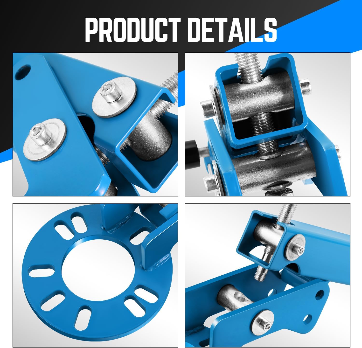 DNA MOTORING TOOLS-00249 Fender Roller Reforming Extending Tool Heavy Duty Wheel Arch Roller Flaring Former for Automobile Maintenance, Blue