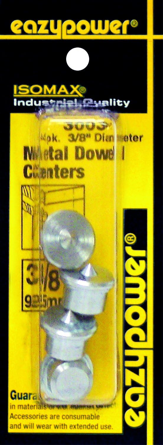 Eazypower 30030 3/8" Metal Dowel Centers Carded (4 Piece)