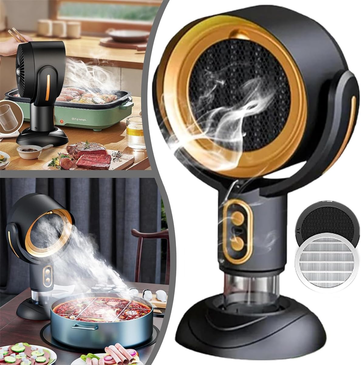 Mini Rauchventilator USB - Tragbarer Luftreiniger Für Innenräume