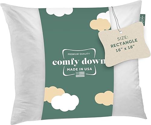 Miniatura 9 de ComfyDown 95 % plumón, 5 % plumón, 12 x 14 pulgadas, relleno de funda de almohada decorativa, hecho en Estados Unidos