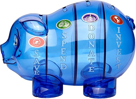 Amazon Piggy Bank ピギーバンク 貯金箱 子供金融教育貯金箱 Blue 貯金箱 おもちゃ Amazon Piggy Bank ピギーバンク 貯金箱 子供金融教育貯金箱 Blue 貯金箱 おもちゃ