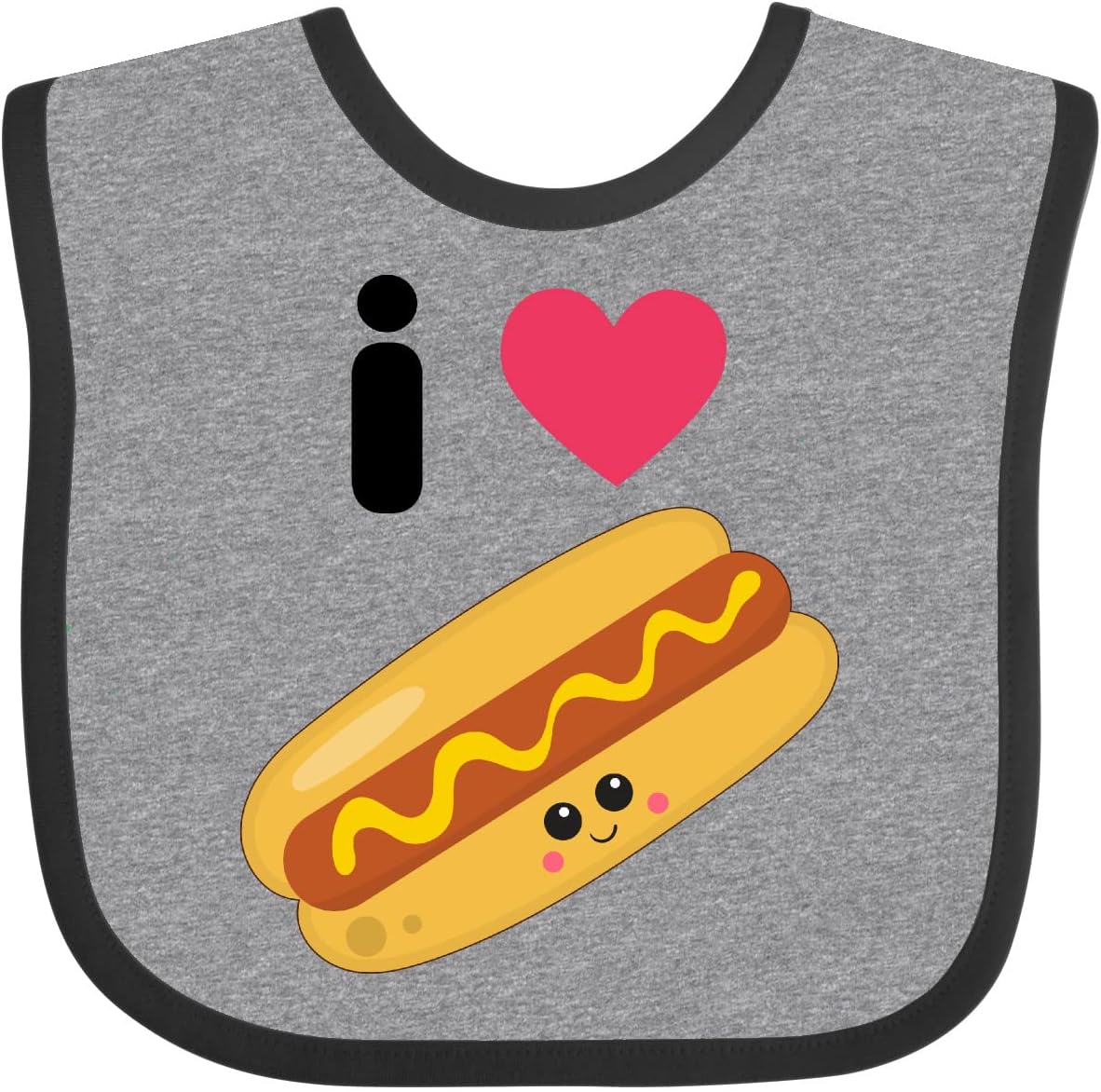 inktastic I Love Hot Dogs Baby Bib