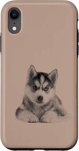 Chic Husky Puppy for Dog Mom and Paw Parents Case for iPhone XR