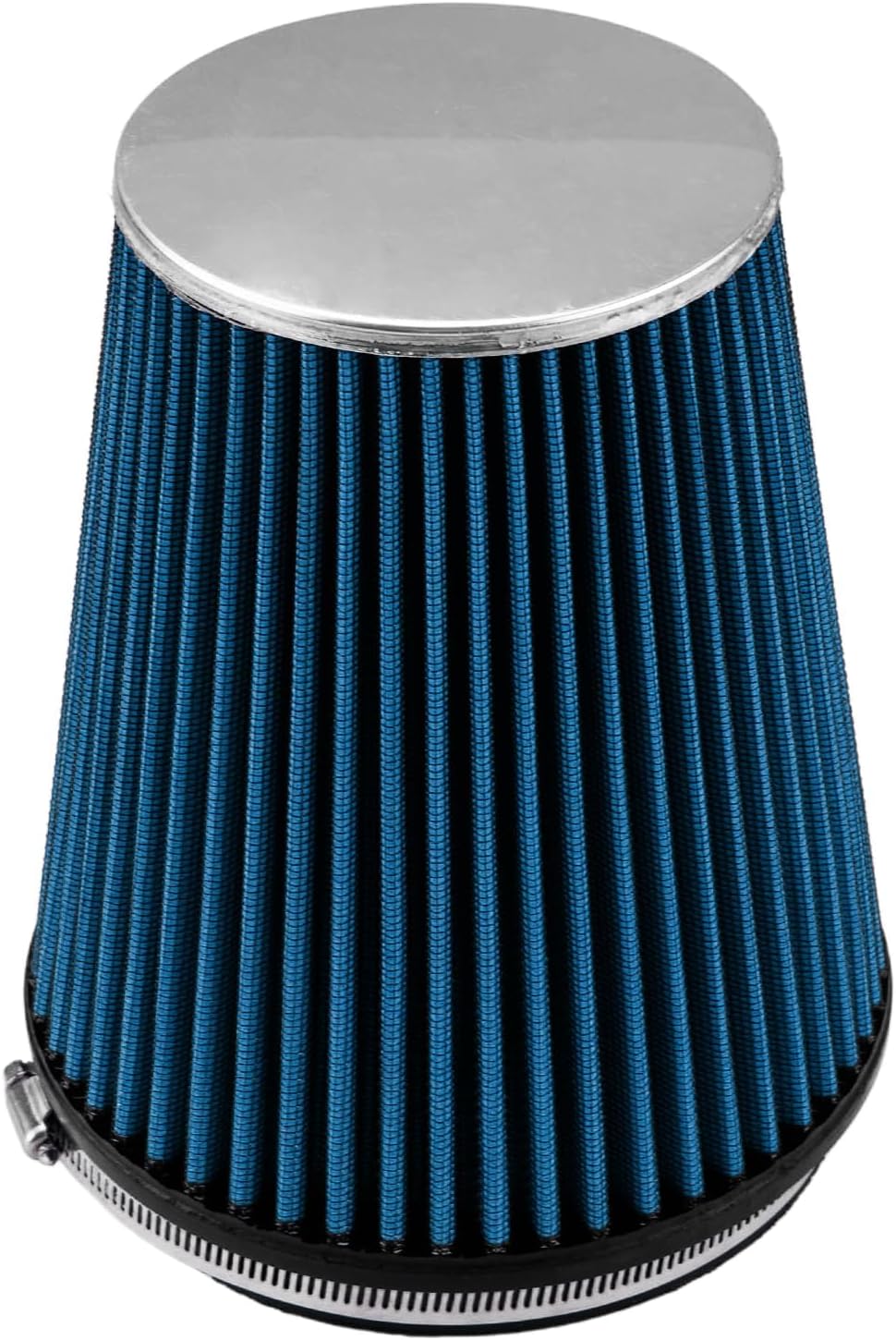 Cold Air Intake Kit Fit for 2009-2014 Chevrolet Avalanche, Suburban 1500, 2009-2013 Chevrolet Silverado 1500, Chevrolet Tahoe, GMC Sierra 1500 Aluminum Tube w/Filter (Blue)