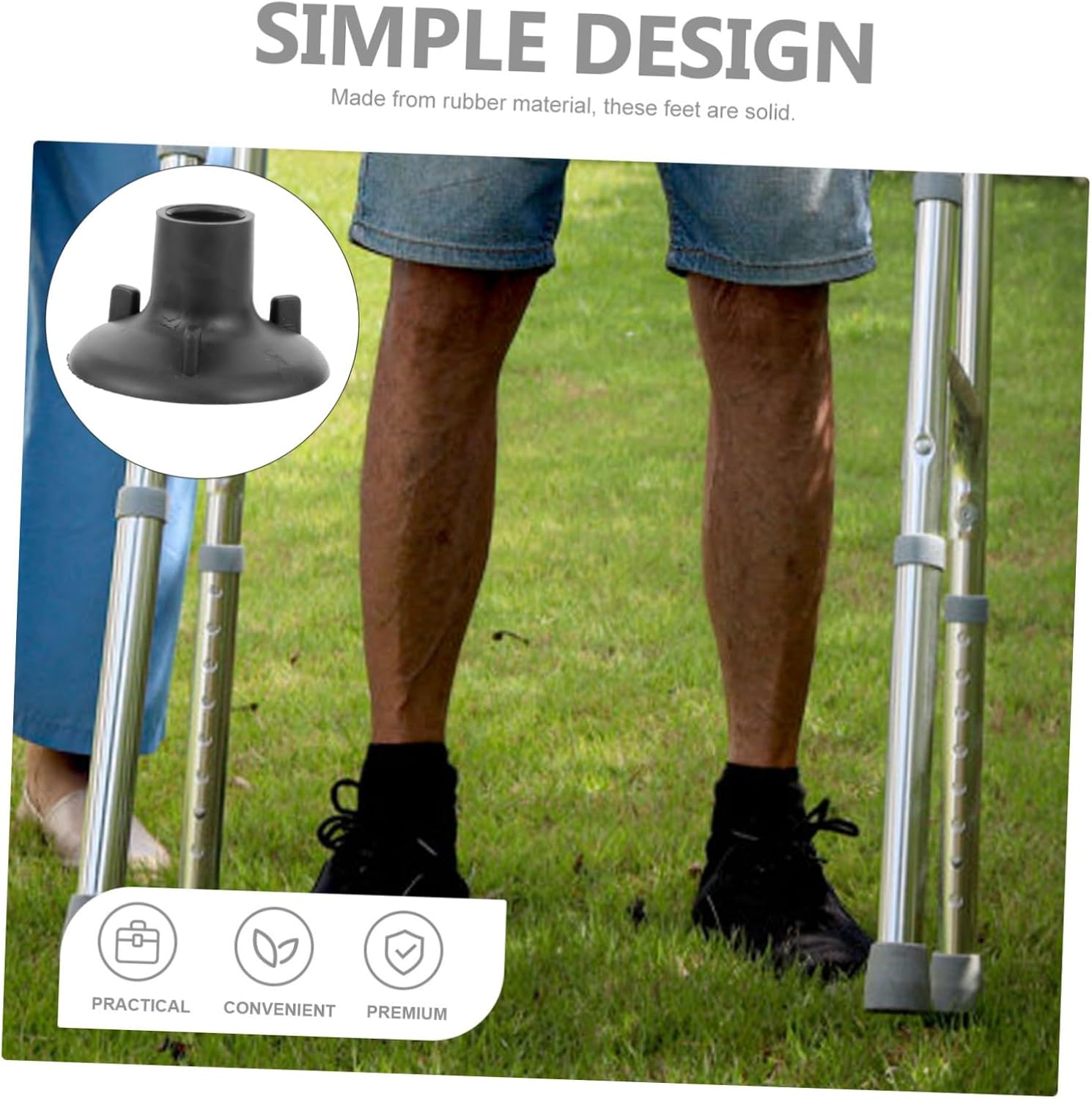 3sets Chair Mover Feet Shower Chair Leg Protectors Nonslip Floor Protector 4pcs*3