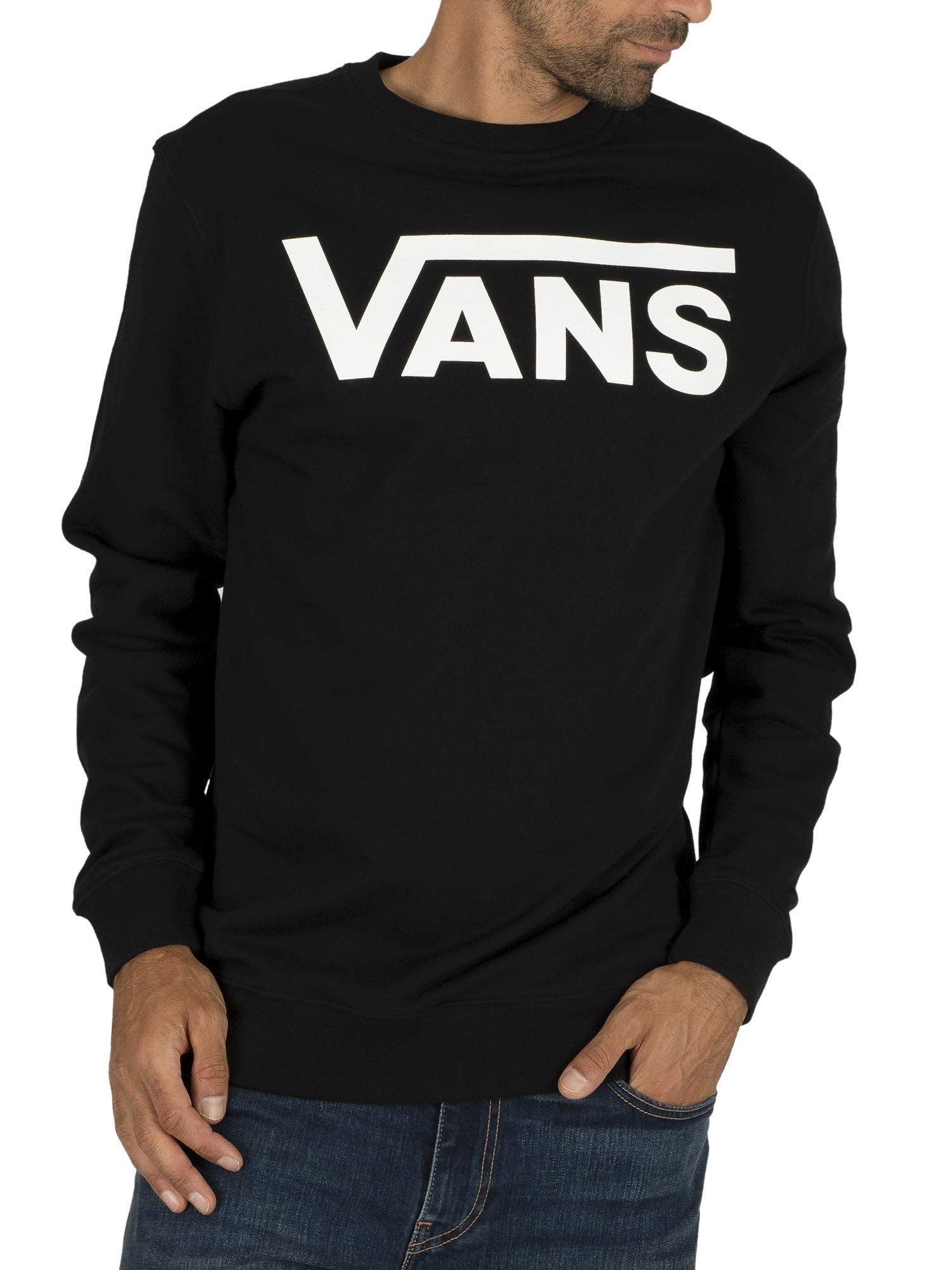Vans (Medium) Classic Crew Ii Men's Sweatshirt Black