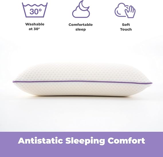 davina Comfort Sweet Soft Visco Pillow Neck Pillow Ergonomic Pillow, Visco Pillow, Pillow