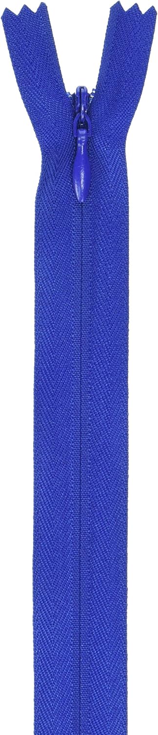 Coats Thread & Zippers F8422-009 Invisible Zipper, 20" to 22", Yale Blue