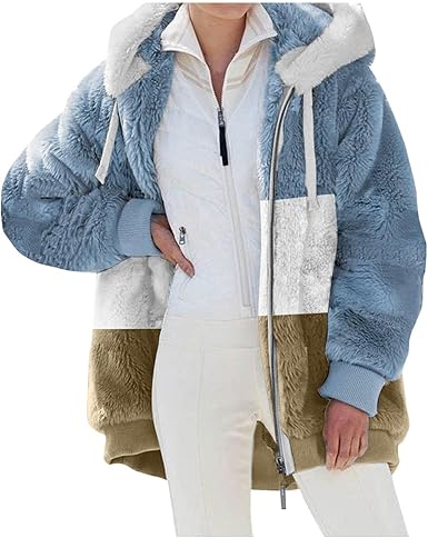 plus size pile coat