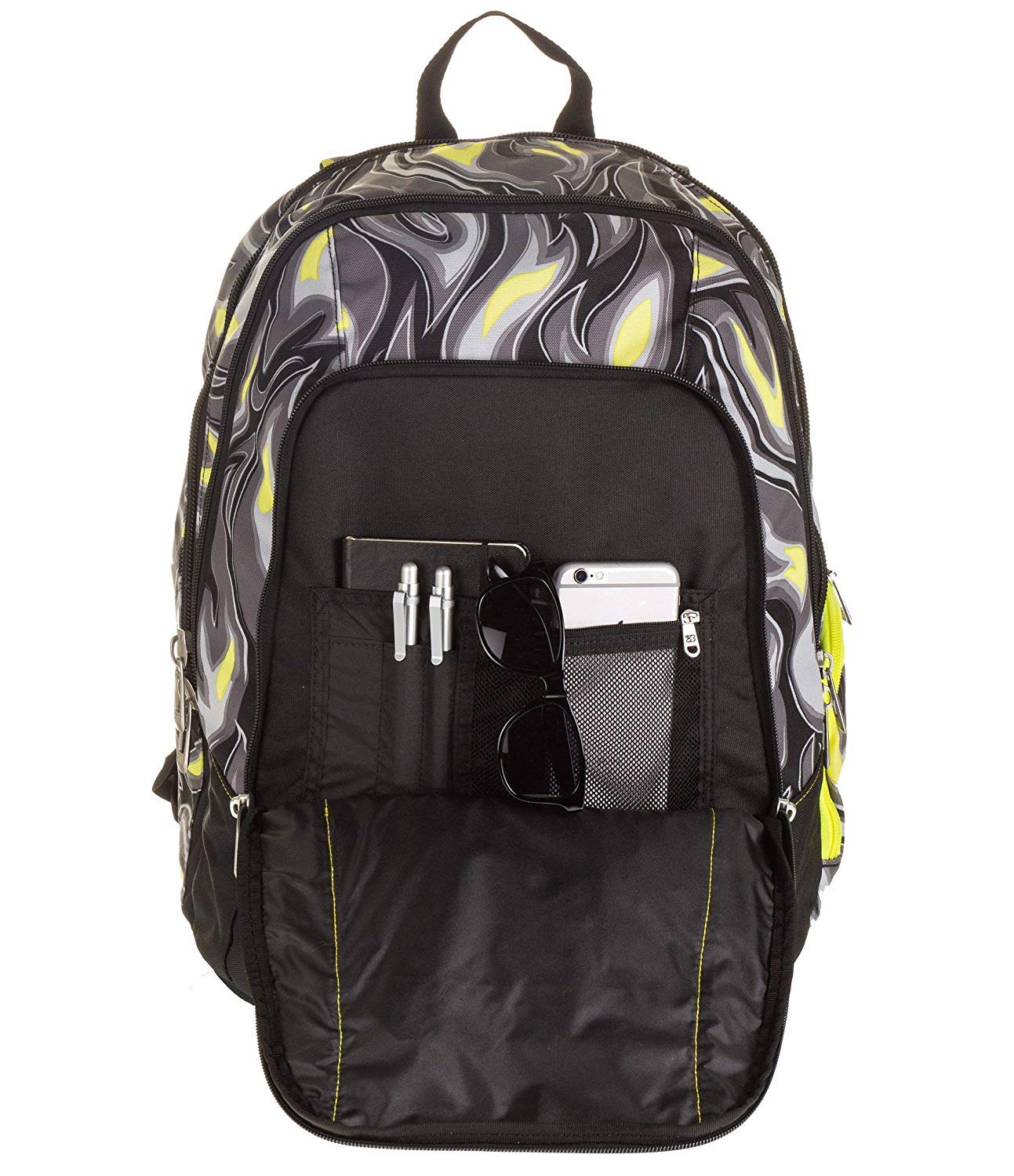 Seven Zaino advanced 201001909 AVIUM nero porta pc + astuccio portapenne AVIUM 301021903 + quaderno raccoglitore ad anelli Seven in OMAGGIO