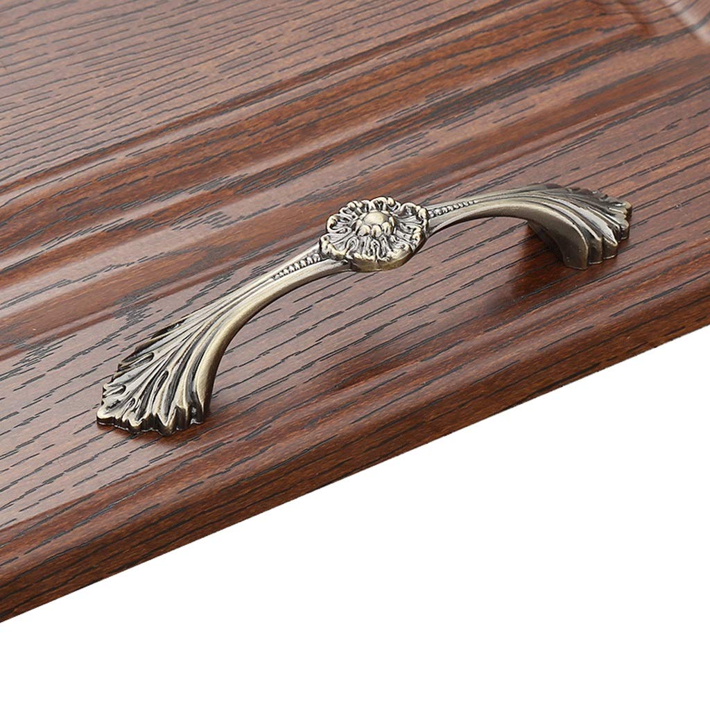 Poignée de garde-robe ergonomique en alliage de zinc robuste couleur bronze