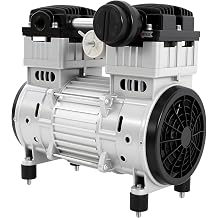 1100W 110V Oil-Free Miniature Air Diaphragm Pump - Efficient Vacuum Inflation for Laboratories, US Standard, Suitable for Professionals