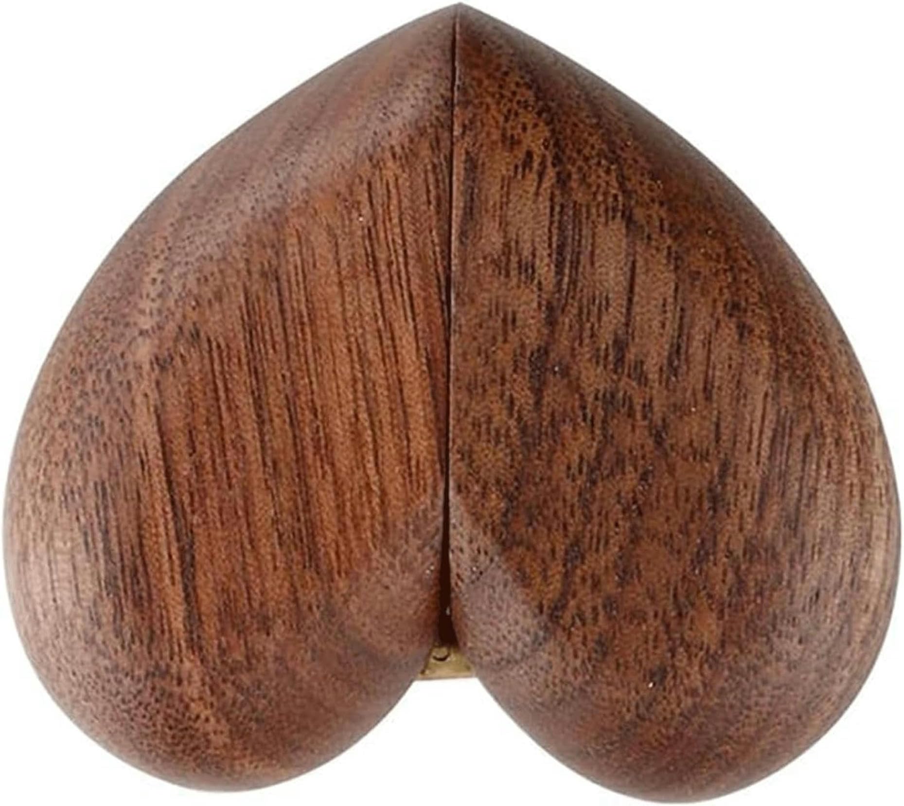 Portagioie a forma di cuore per anelli, contenitore in legno per proposte di matrimonio, piccola custodia decorativa per regali e conservazione