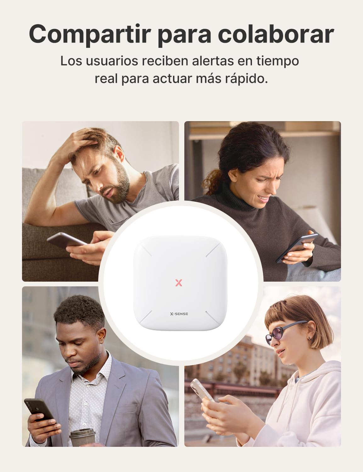 X-Sense Estación Base para X-Sense Home Security Casa Inteligente, Hub Compacto de Sistema de Alarma, Requiere Wi-Fi 2.4 GHz, Botón de Silencio/Vinculación 2 en 1, SBS50 | Hub compacto para monitoreo y control remoto; botón 2 en 1 para silenciar y emparej