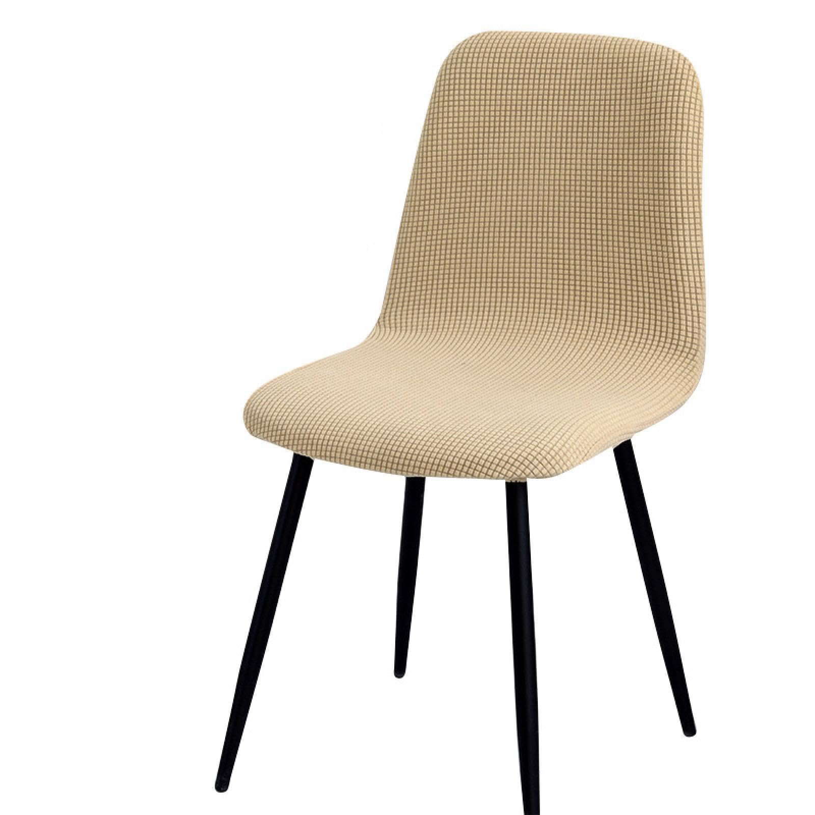 Housse de chaise extensible en velours lavable pour bar