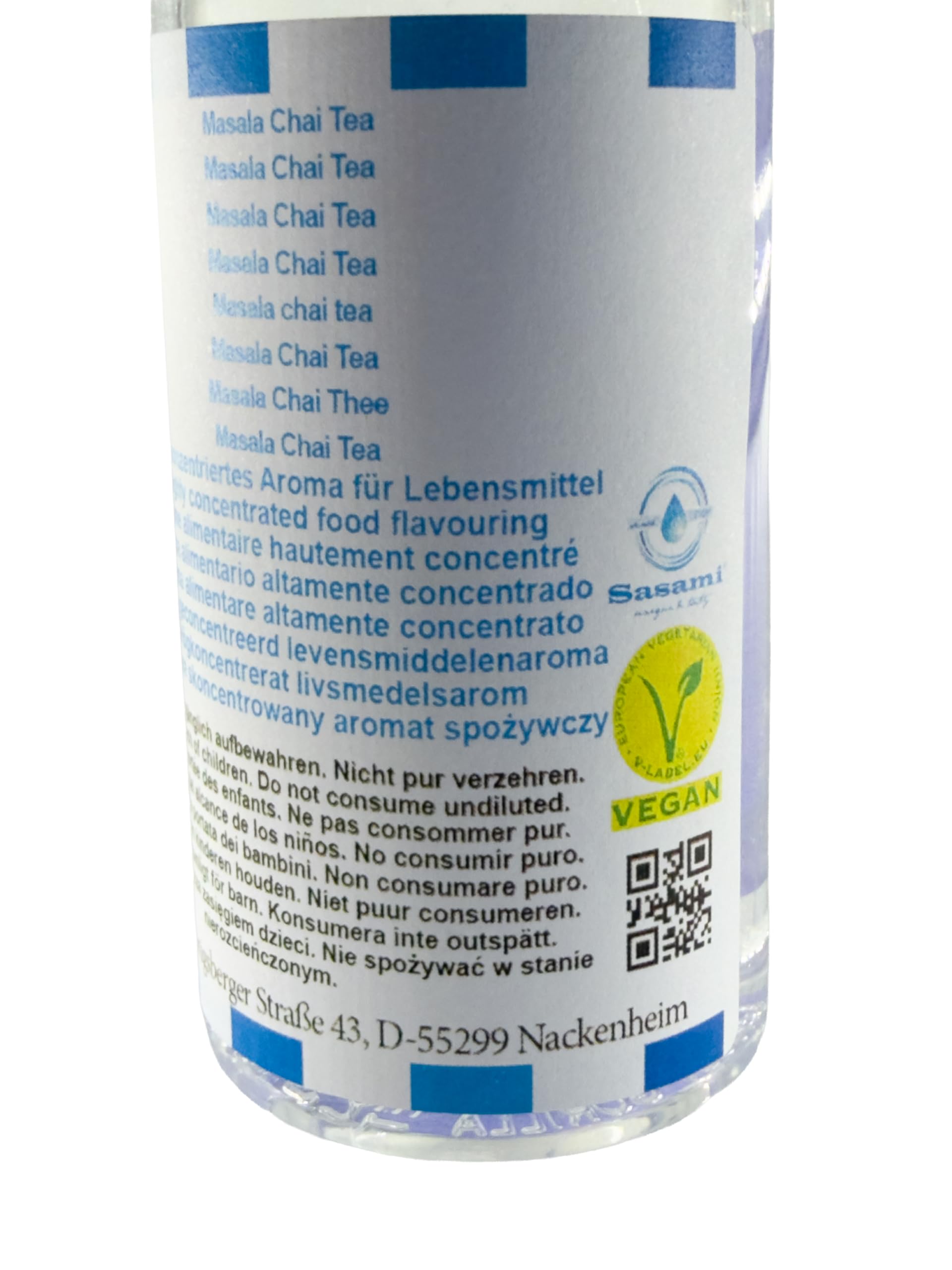 Masala chai tea aroma concentrato - vegano - Sasami - 100ml