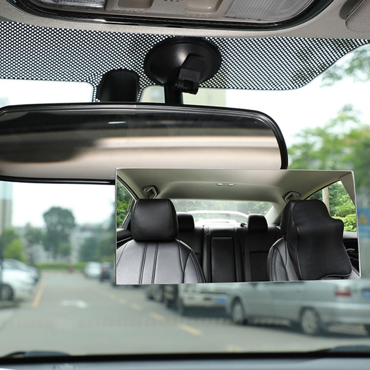 2pcs Rear View Mirror Cup Interior Mirror for Enhanced Visibility Easy Installation and Backseat Monitoring Compatible Rear Facing Seats