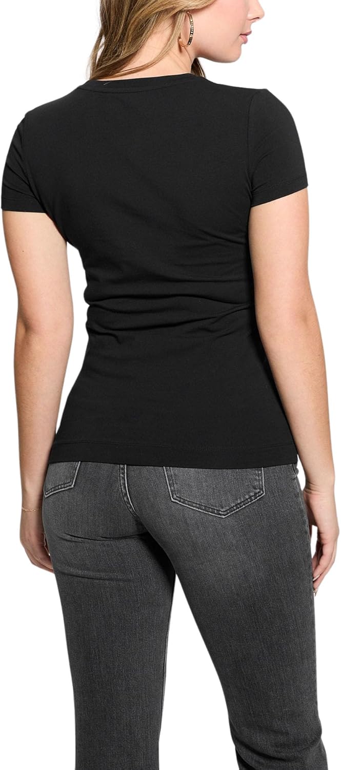 Guess Womens Caroline Tank Top Logo Plate - Image 2