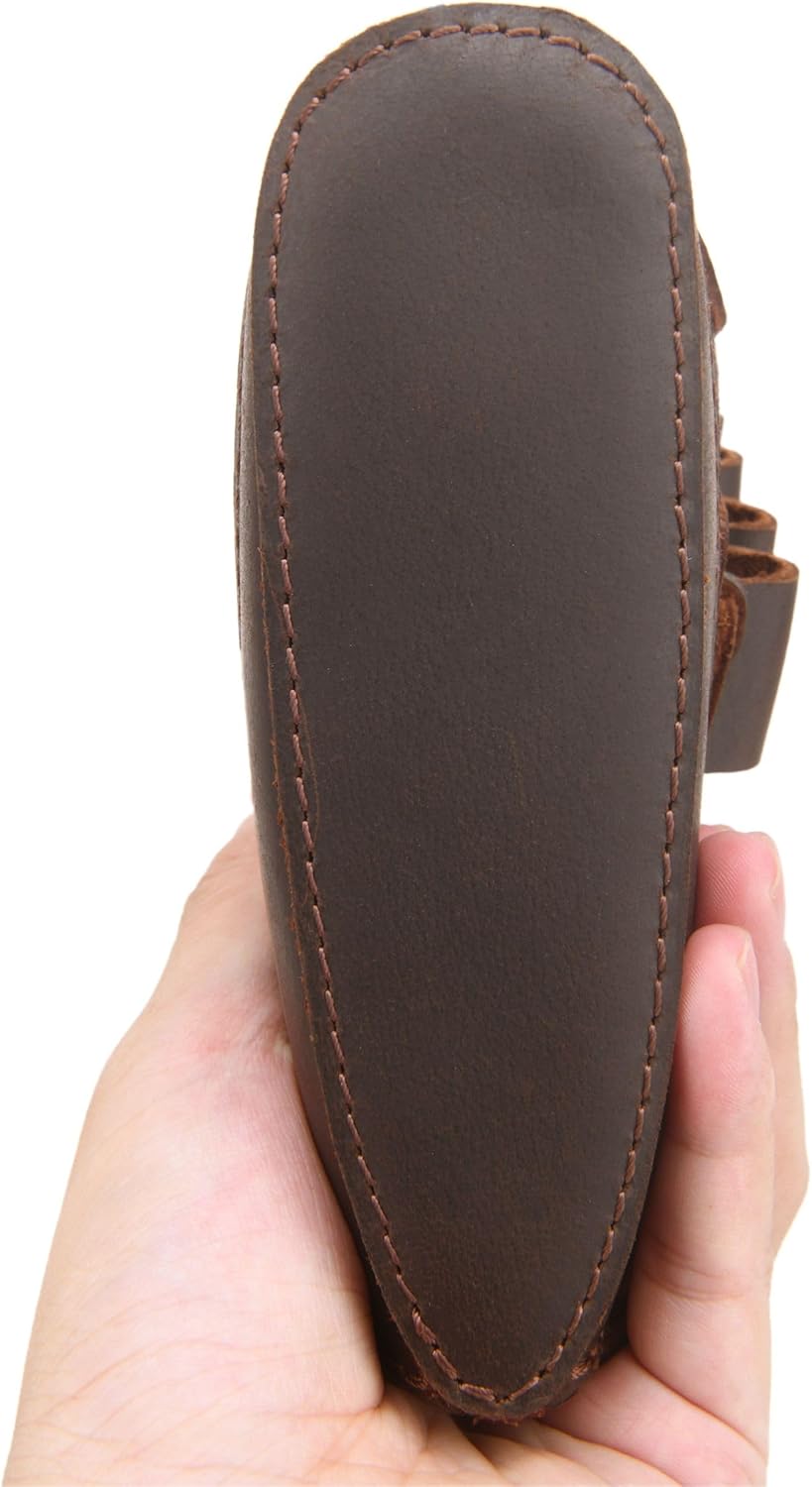Tas Trost Durable Buttstock Gun Stock Cover, Leather Rifle Shell Holder Cheek Recoil Pad for .308 .45-70 .30-30 .22LR 12GA