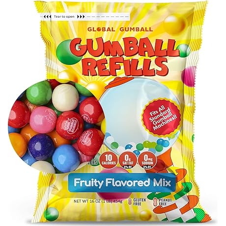 Candy Cupboard Bag of Gumballs: A Gumball Machine's Delight