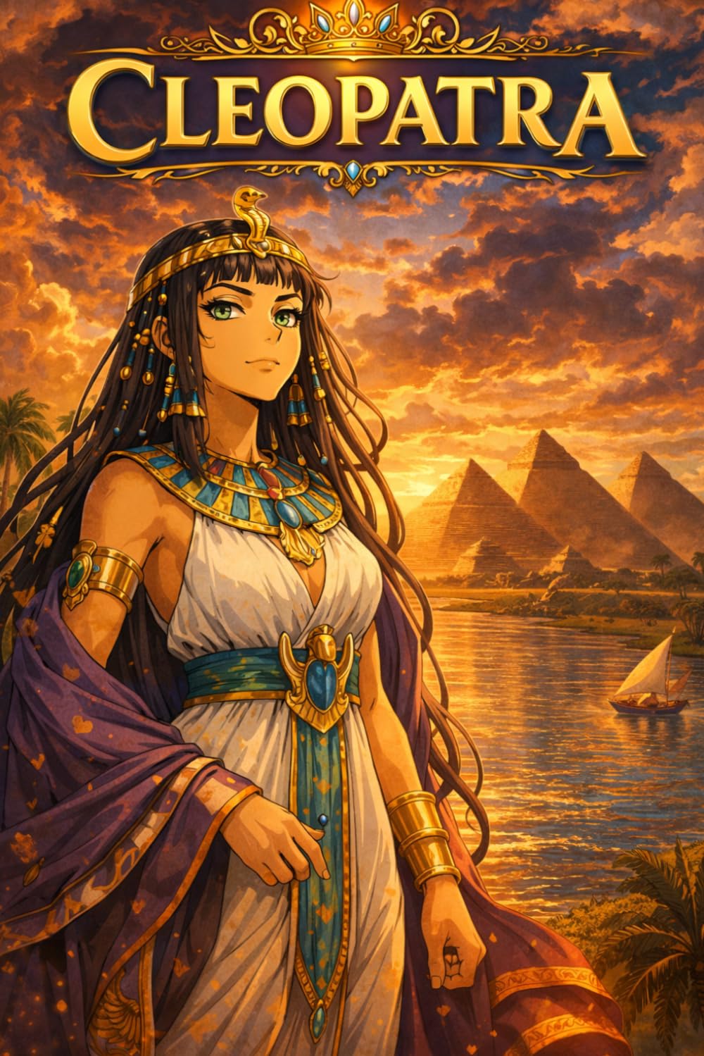 Cleopatra: Egypt Queen Power Intelligence Leadership Ancient World Biography (Icons of History Manga)
