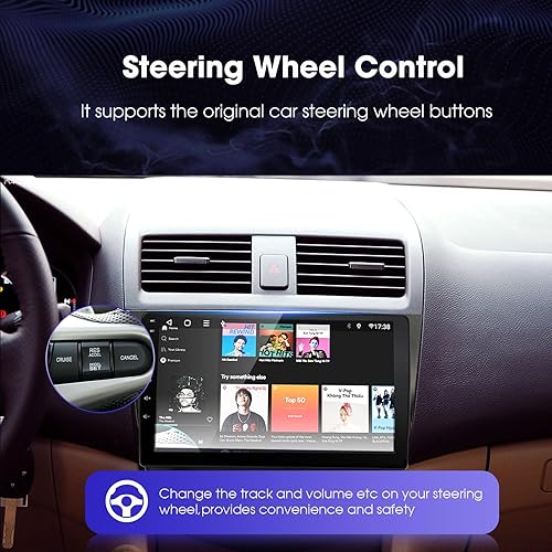 Miniatura 8 de LEXXSON Estéreo de coche Android 10.1, Carplay integrado y Android Auto para Honda Accord 7th 2003-2007, función de pantalla dividida de 10