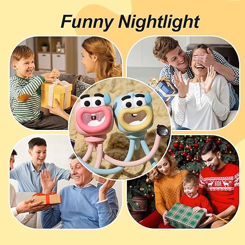 Miniatura 2 de Luz nocturna divertida de forma intercambiable, luces nocturnas en forma de bricolaje para adultos, niños y niñas, luz nocturna para dormitorio,