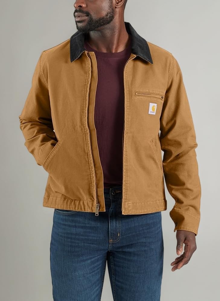 Carhartt Relaxed Fit Duck Blanket Lined Detroit Jacket