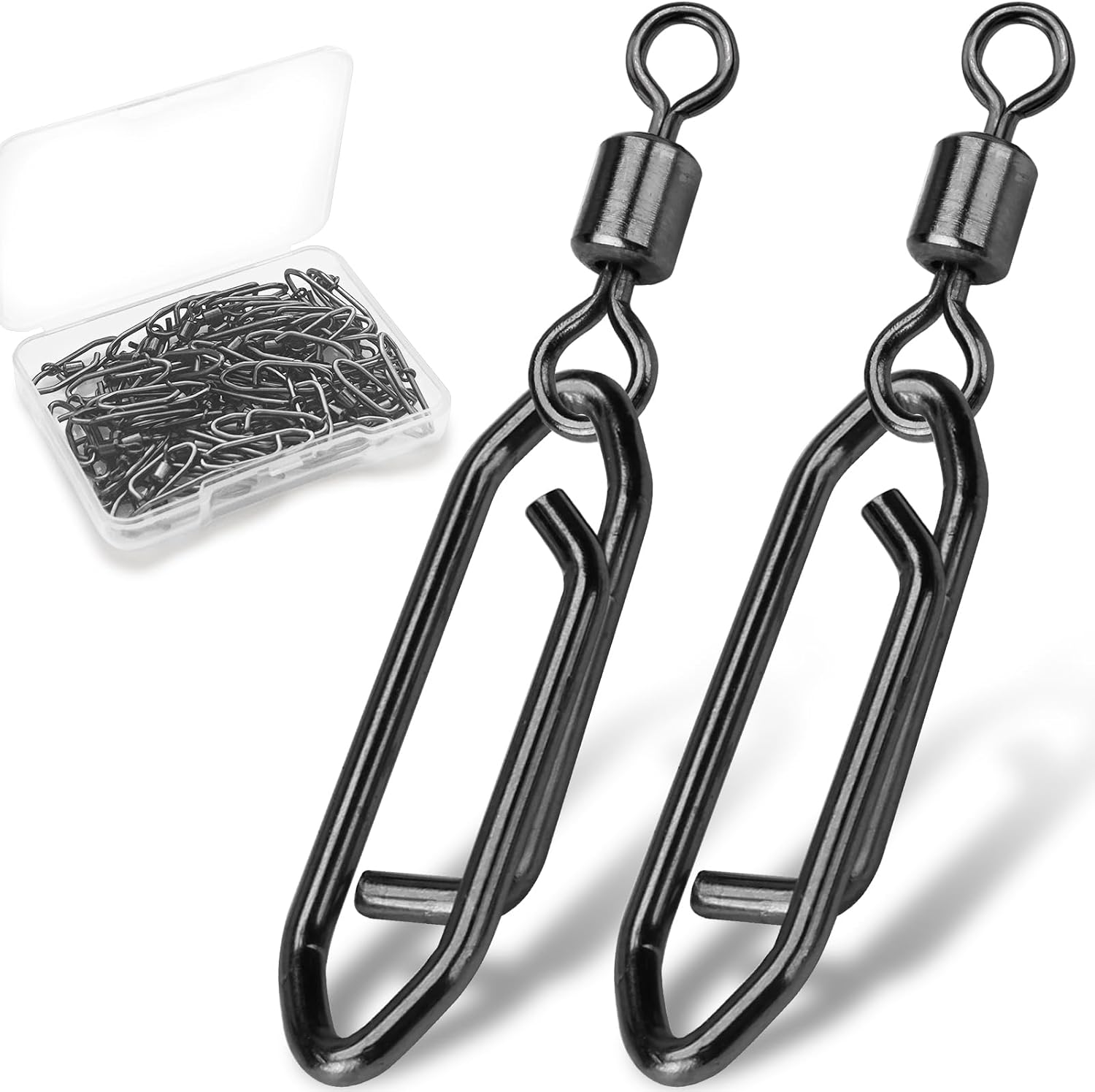 TOKUTSURI Power Fishing Clips Quick Change Snap Swivels