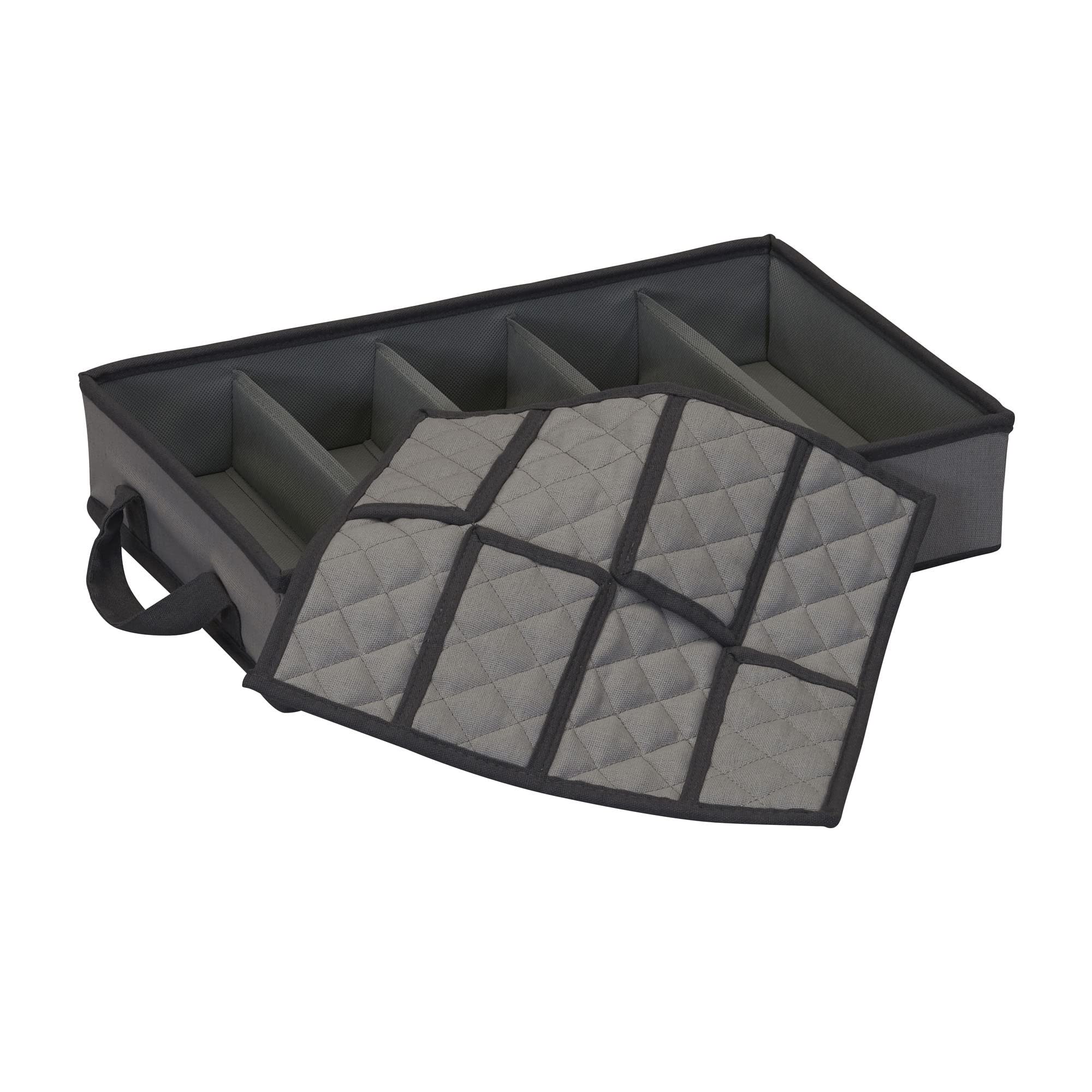 Snapklik.com : Household Essentials Windowed Flatware Storage Chest, 5 ...