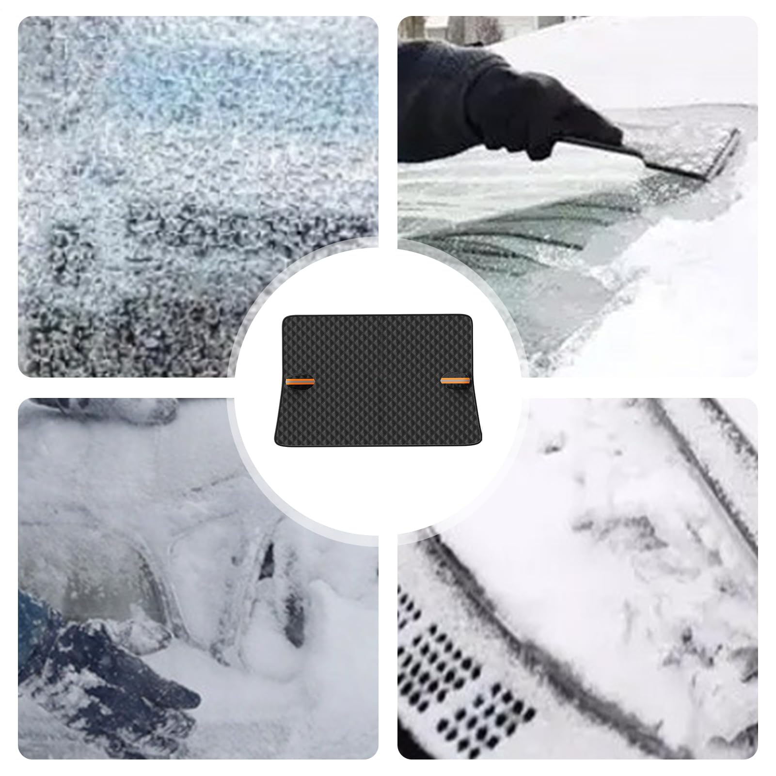 Copriparabrezza per Neve Parasole Termico Magnetico per Protezione | Rivestimento Invernale Antighiaccio per Parabrezza per Auto Camion SUV e Camper Viaggi Invernali
