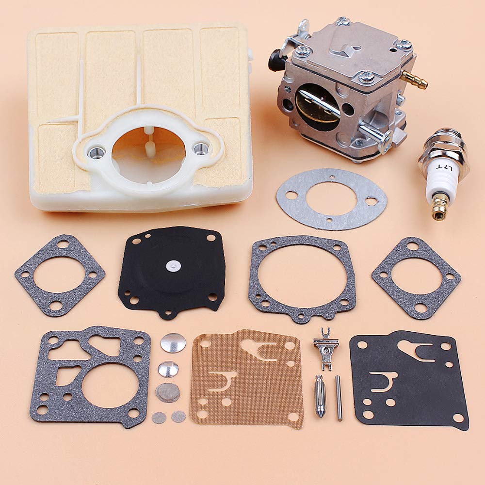 DUNLAP Kit de reparación de diafragma de Filtro de Aire de carburador Compatible con 61 66 181 266 268 272 281 288 Tillotson HS-254B motosierras repuestos
