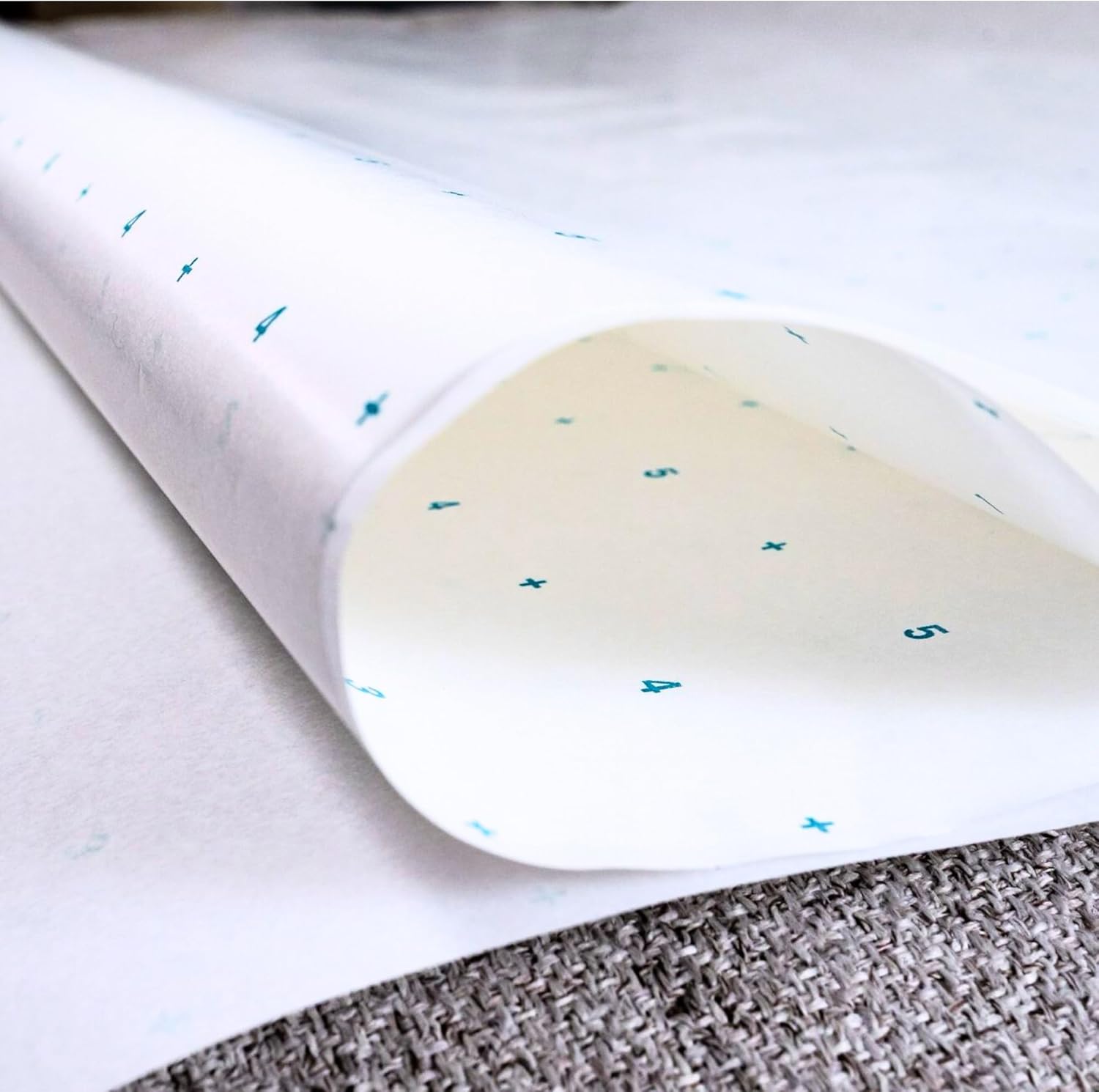 Pattern Paper for Fashion Design – 40 inches by 10 Yards – Alpha Numeric Dotted Tracing Paper – Translucent, Durable Marking Paper for Sewing & Pattern Drafting