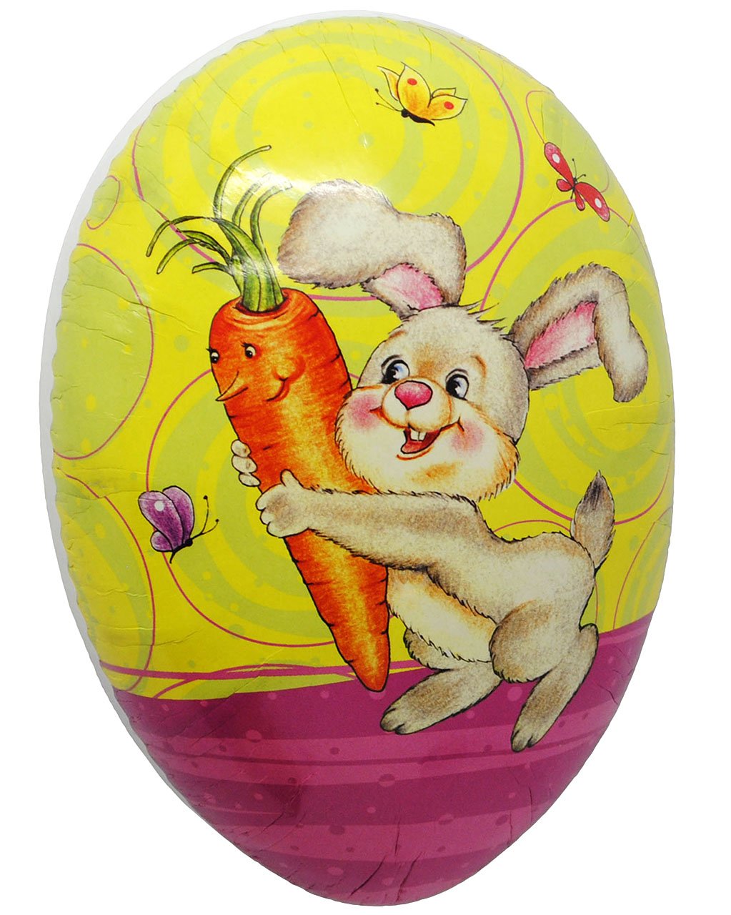 alles-meine.de GmbH Set Ostergras & 10 Füll - Pappeier 15 cm - Bunte Oster Motive - Hase/Küken/Hahn - Osterei/Ei zum befüllen - Deko Pappe Papp Pappeier Dekoei Pappos..