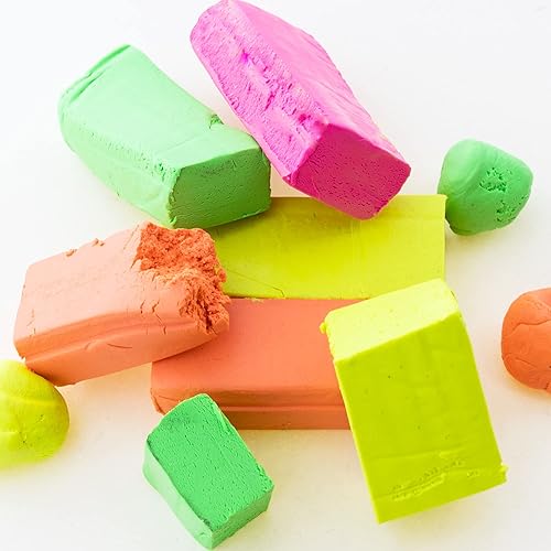 Miniatura 3 de BAZIC - Arcilla para modelar color neón, 1 libra, masa de modelado no tóxica, regalo para niños artistas, a granel para aula, 1 paquete
