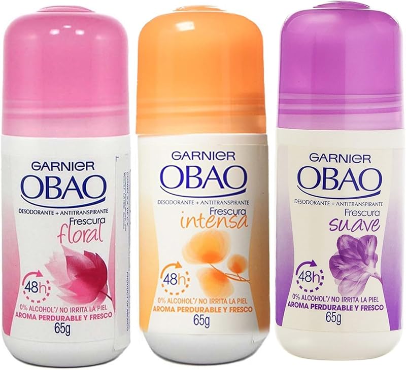 Desodorante Obao para mulheres — Pacote com 3