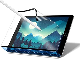 YEBOS Paper-Feel Magnetic Screen Protector for iPad 9th 8th 7th 10.2 Inch 2021/2020/2019, Write and Draw Like on Paper, Detachable & Reusable, Removable, Matte, Anti-Glare, Easy Install