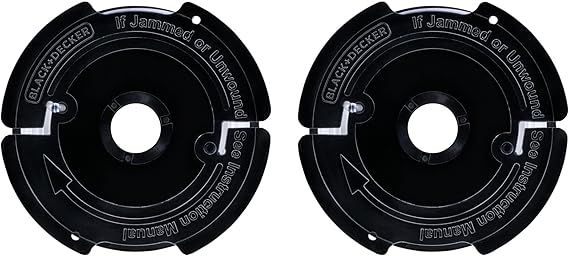 Black+Decker Genuine OEM Authentic Weed Eater String, Trimmer Line Replacement Spool, Autofeed 30 ft, 0.065-Inch, 2-Pack (AF-100-2)