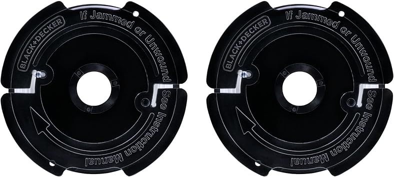 Black+Decker Genuine OEM Authentic Weed Eater String, Trimmer Line Replacement Spool, Autofeed 30 ft, 0.065-Inch, 2-Pack (AF-100-2)