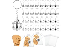 Mini Disco Ball Keychain 70s Party Favors Adults Birthday